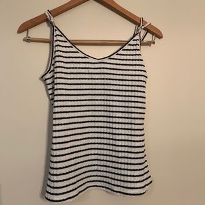 Old Navy Stripped V-neck Tank Top